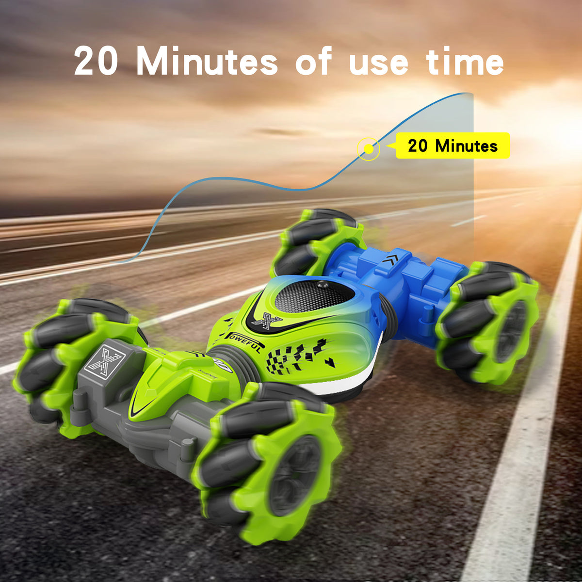 TwistRush 3-Mode RC Stunt Car