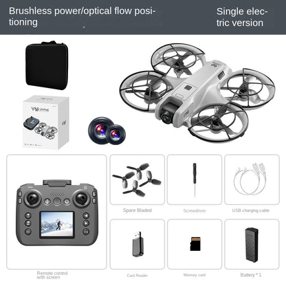 V666 Foldable Brushless Camera Drone with Optical Flow Hover