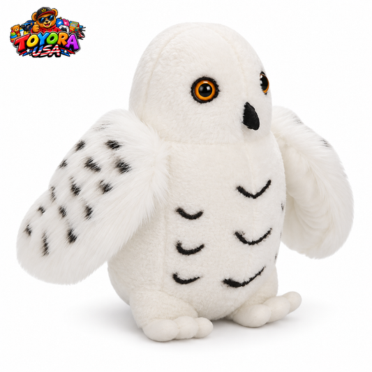 Owl Plush Toy White Doll Eagle Bird Doll Plush Toy